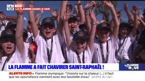 "C'était génial": les enfants varois émerveillés après le passage de la flamme à Saint-Raphaël
