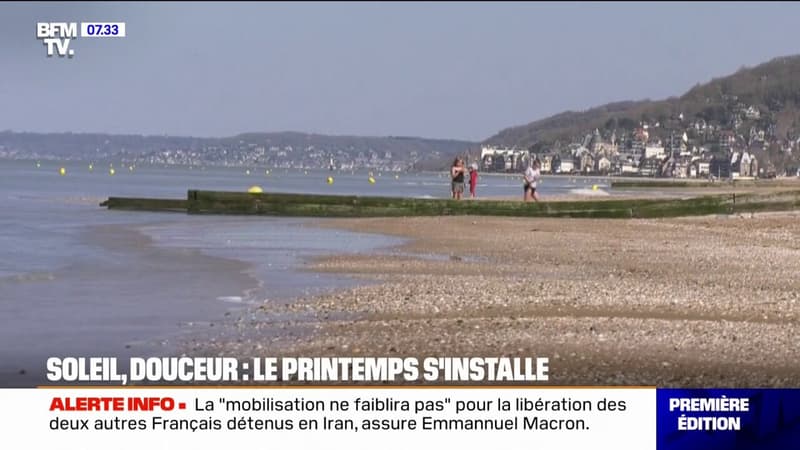 Beau temps: en Normandie, les habitants profitent d'un aparté ensoleillé avant le retour de la pluie