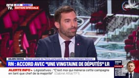 Alliance LR/RN aux législatives: "Ce qui s'annonce, c'est la constitution d'une majorité nationale", assure Julien Odoul (RN)