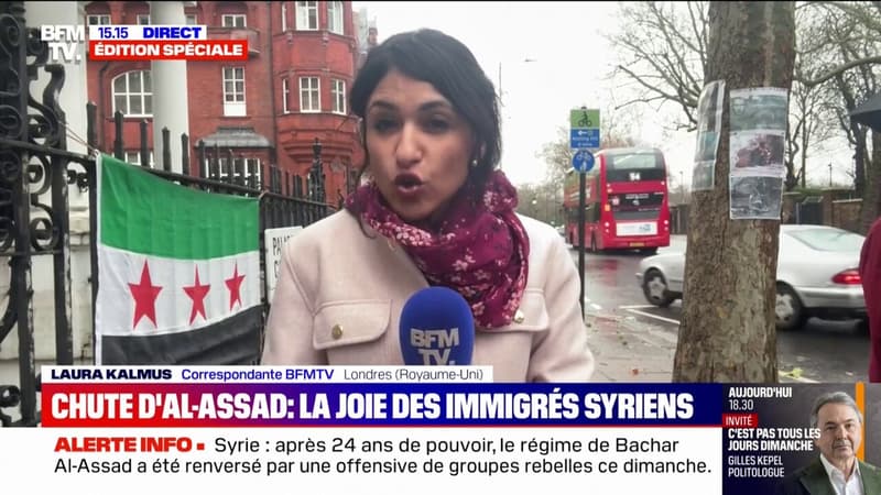 Syrie: des célébrations organisées à Londres et Manchester après le renversement de Bachard al-Assad