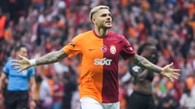 Mauro Icardi avec Galatasaray en avril 2024.