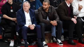 Jean-Michel Aulas et Tony Parker