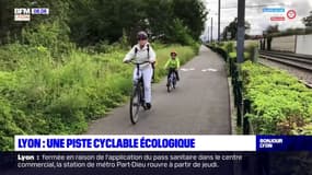 Lyon: une piste cyclable écologique 