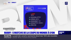 Rugby : 5 matchs de la coupe du monde 2023 se joueront à Lyon