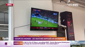 Coupe du monde: les matches diffusés en entreprise 