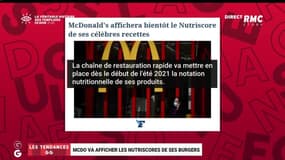 Les tendances GG: McDo va afficher les nutri-scores de ses burgers - 13/05