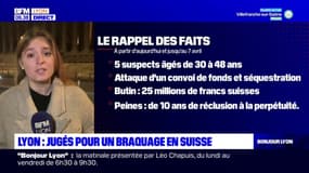 Lyon: jugés pour un braquage en Suisse