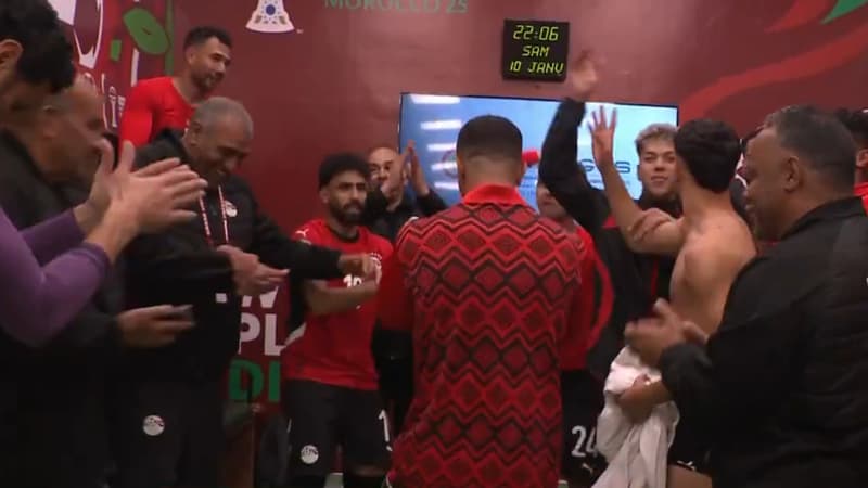 CAN 2025: les images de la danse endiablée des joueurs de l'Égypte après la qualification face à la Côte d'Ivoire