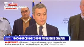 Gérald Darmanin: "La circulation sera extrêmement difficile en Île-de-France" ce lundi