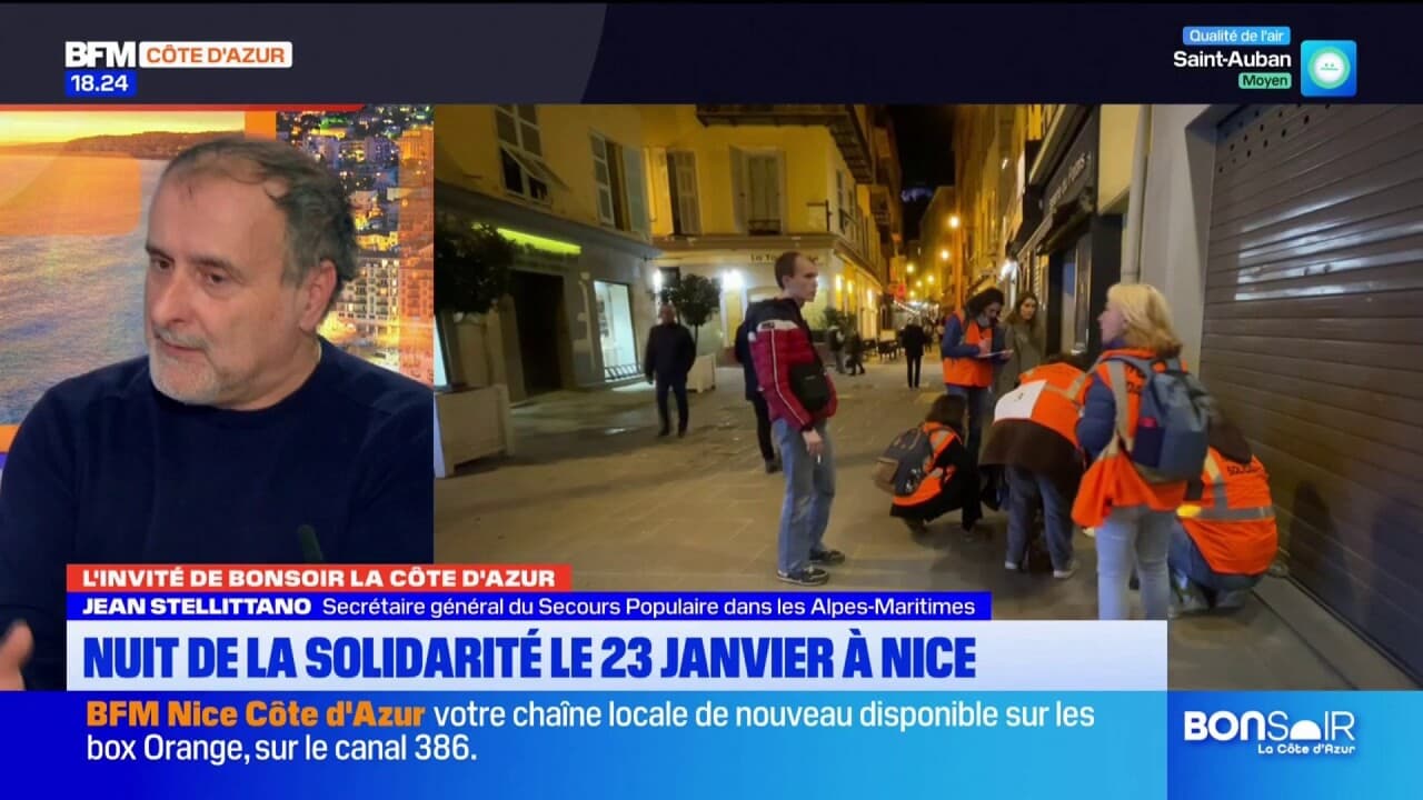 La Nuit de la solidarité organisée le 23 janvier à Nice