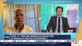 Alain Griset (Ministère de l'Économie) : Covid-19,  vers une généralisation du port du masque au sein des entreprises ? - 17/08