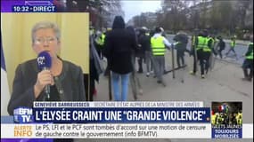 Geneviève Darrieussecq: "Les soldats ne sont ni entraînés, ni équipés pour faire du maintien de l'ordre"