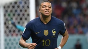 Kylian Mbappé face à l'Australie, le 22 novembre 2022.