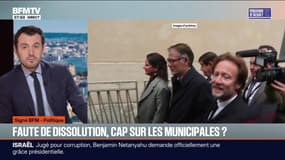 SIGNÉ BFM - Faute de dissolution, Emmanuel Macron a réussi "resynchroniser tous les partis sur le calendrier électoral régulier" à 100 jours des municipales