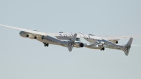 Le vaisseau de Virgin Galactic à bord duquel se trouve Richard Branson, le 11 juillet 2021