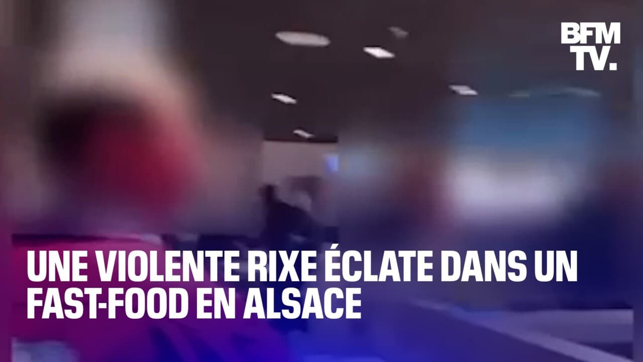 Une Rixe Une violente rixe éclate dans le fast-food Quick de Schiltigheim en Alsace
