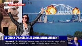 Le choix d'Angèle - Après la destruction partielle du pont de Crimée, les Ukrainiens jubilent