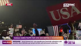 Kamala Harris frappe fort avec son meeting à Washington 