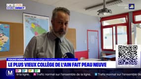 Le plus vieux collège de l'Ain, datant des années 50, va être entièrement rénové 