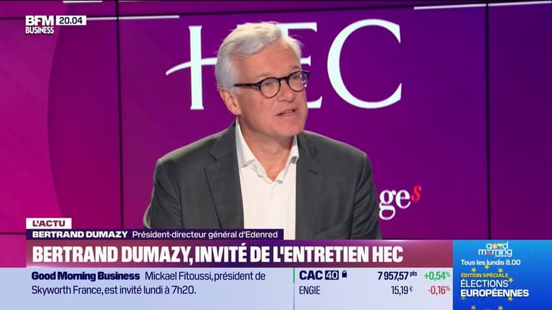 L'entretien HEC : Bertrand Dumazy, président-directeur général d'Edenred