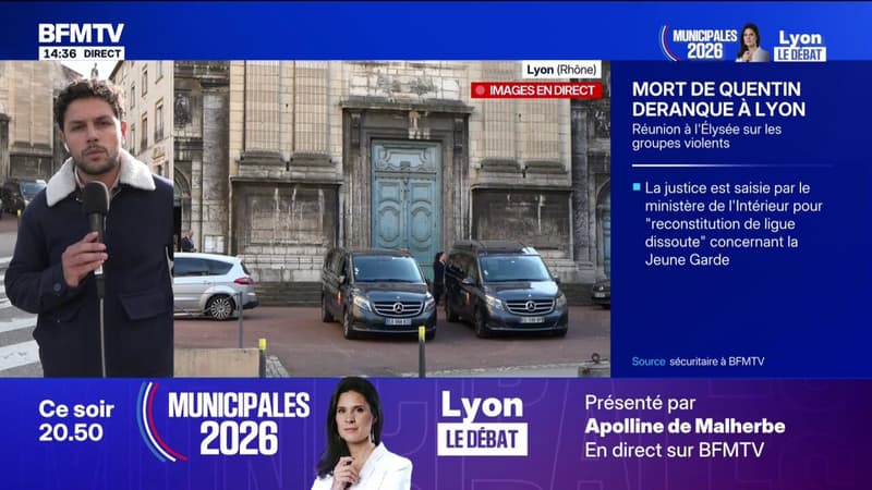 Mort de Quentin Deranque: les obsèques ont débuté il y a quelques instants, "l'heure, aujourd'hui, est au recueillement" confie un proche de Quentin