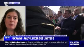 Nathalie Oziol (députée LFI - NUPES de l'Hérault), sur l'Ukraine: "Emmanuel Macron fait courir un risque grave que la France devienne responsable d'une escalade militaire"