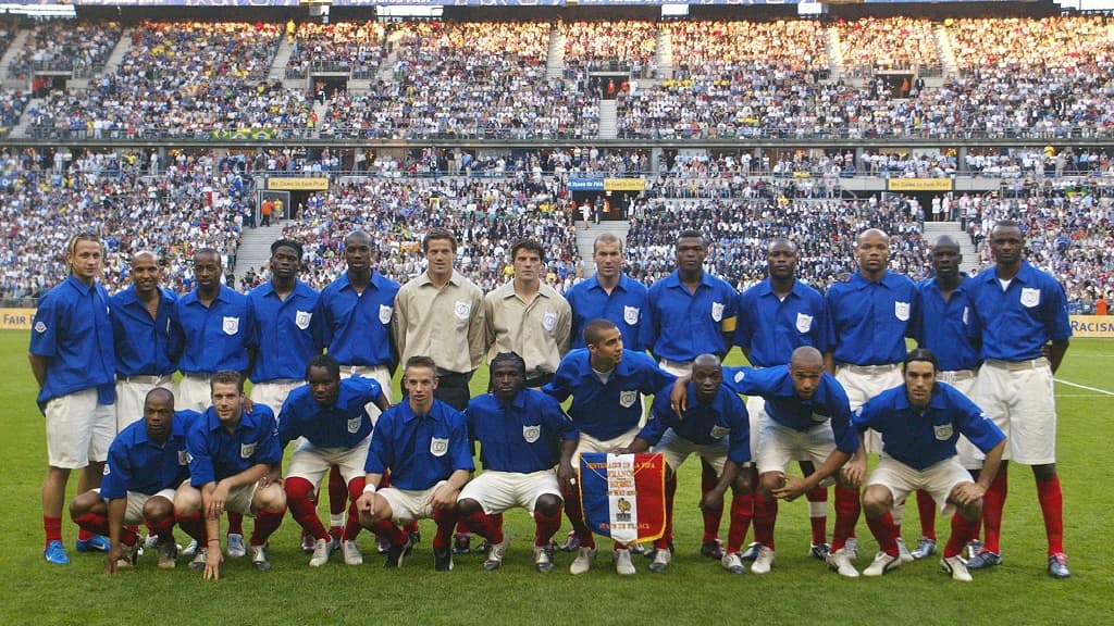 L'équipe de France face au Brésil en 2004