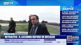 Retraites : Sébastien Lecornu refuse de reculer