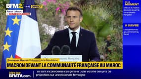 Maroc: Emmanuel Macron se qualifie de "très grand partisan du 'en même temps'"