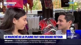 Marseille: le marché de la Plaine fait son retour place Jean-Jaurès