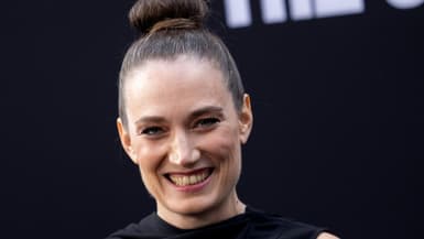 La réalisatrice française Coralie Fargeat, à Los Angeles pour une projection de son film "The Substance", le 16 septembre 2024