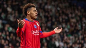 Désiré Doué lors du match Sporting-PSG (2-1, Ligue des champions), le 20 janvier 2026