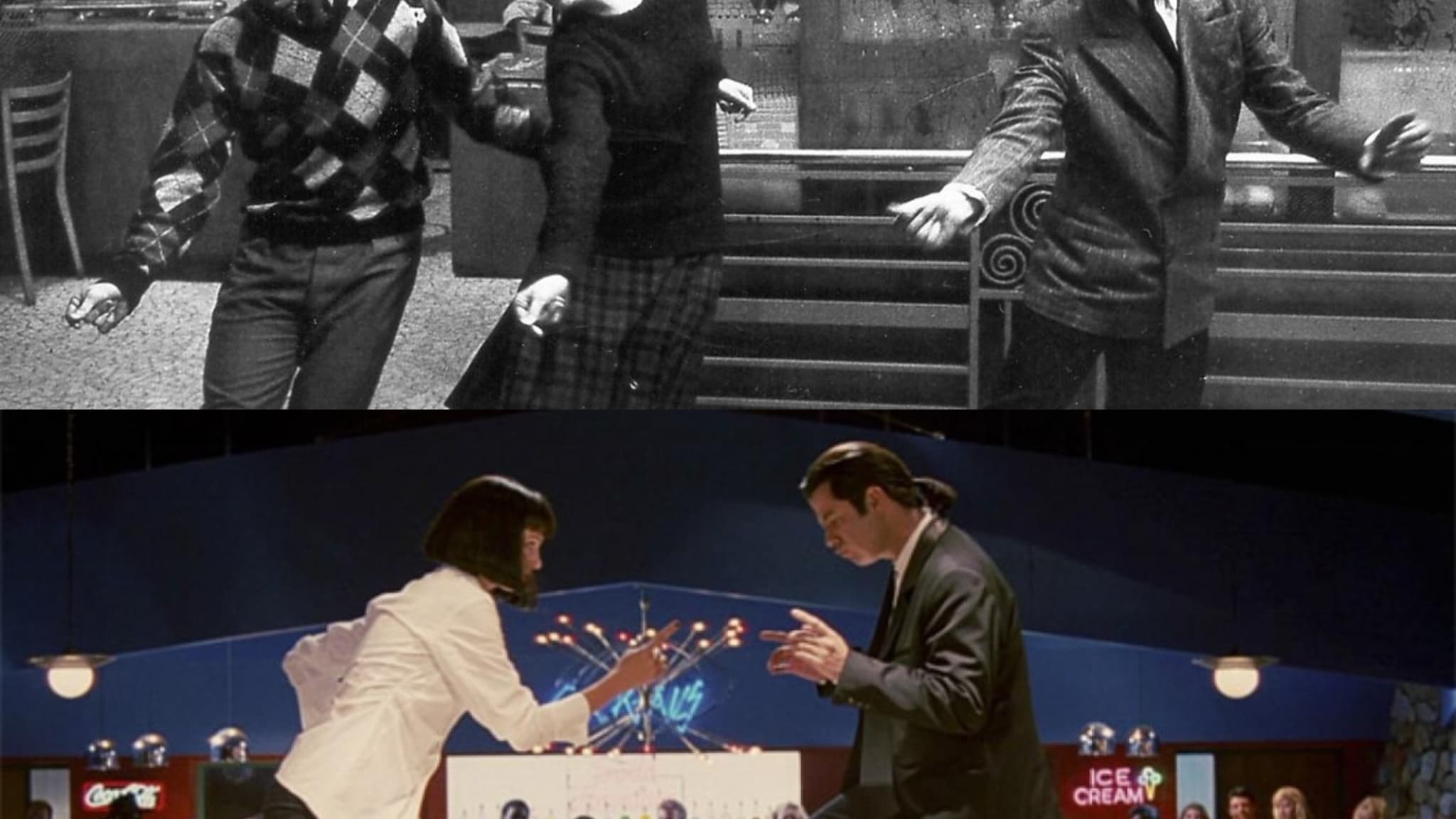 "A Bande à Part" (1964) / "Pulp Fiction" (1994) "A Bande à Part" (1964) / "Pulp Fiction" (1994)