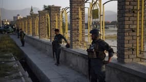 La sécurité afghane à Kaboul le 13 septembre 2017