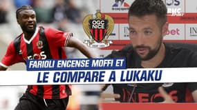 OGC Nice : Farioli encense Moffi et le compare à Lukaku