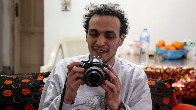 Le photojournaliste "Shawkan", au Caire ce 4 mars