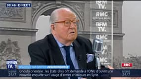 Jean-Marie Le Pen à propos de sa fille: "Je ne vois pas en quoi je lui sape le travail"