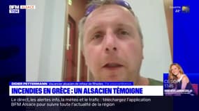 Incendie en Grèce: un Alsacien en vacances sur l'île de Rhodes témoigne 
