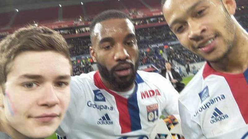 Le selfie du jeune supporter