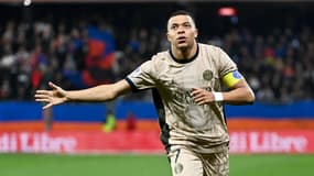 Kylian Mbappé lors de Montpellier-PSG (2-6, L1), le 17 mars 2024