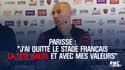 Parisse : "J'ai quitté le Stade Français la tête haute et avec mes valeurs"