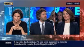 Aurélie Filippetti face à Christophe Ono-dit-Biot dans BFM Politique: "La baisse du budget de la culture était une erreur"