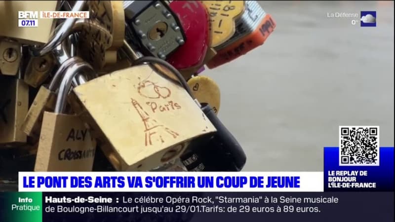Paris: le pont des Arts va s'offrir un coup de jeune