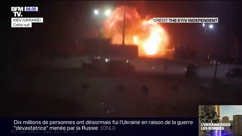 Guerre en Ukraine: un centre commercial visé par une frappe russe cette nuit à Kiev