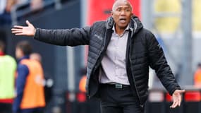 Antoine Kombouaré est vivement contesté par les supporters guingampais.