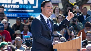 Julian Castro annonce sa candidature à la présidentielle le 12 janvier 2019 à San Antonio (Etats-Unis)