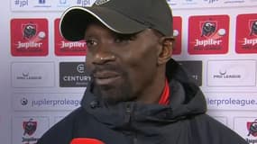 Claude Makelele après la défaite d'Eupen contre Zulte-Waregem (2-3).