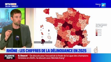 Homicides, vols, drogues : les chiffres de la délinquance dans le Rhône en 2025