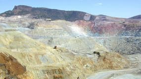 Une mine de cuivre à ciel ouvert à Silver City, aux Etats-Unis.
