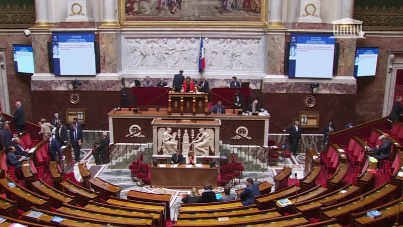 Économies budgétaires: la motion de censure de La France Insoumise, déposée par Mathilde Panot, n'est pas adoptée par l'Assemblée nationale